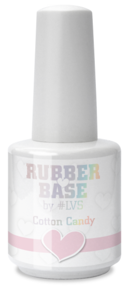 LoveNess LoveNess Rubberbase Cotton Candy 15 ml TPO/HEMA vrij
