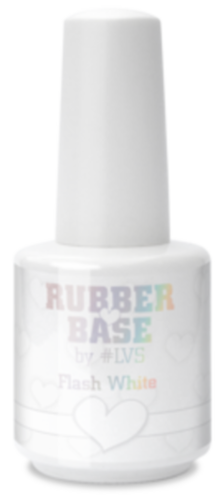 LoveNess LoveNess Rubberbase Flash White 15 ml TPO/HEMA vrij