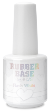 LoveNess LoveNess Rubberbase Flash White 15 ml TPO/HEMA vrij