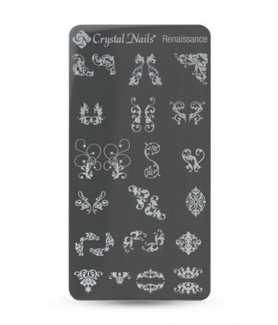 Crystal Nails Crystal Nails Stamping Plate Renaissance Crystal Nails Crystal Nails Stamping Plate Renaissance