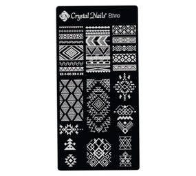 Crystal Nails Crystal Nails Stamping Plate Ethno Crystal Nails Crystal Nails Stamping Plate Ethno