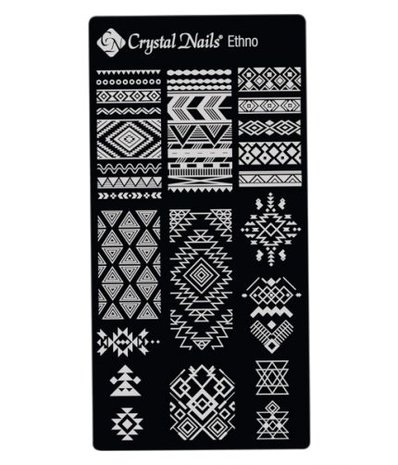 Crystal Nails Crystal Nails Stamping Plate Ethno Crystal Nails Crystal Nails Stamping Plate Ethno