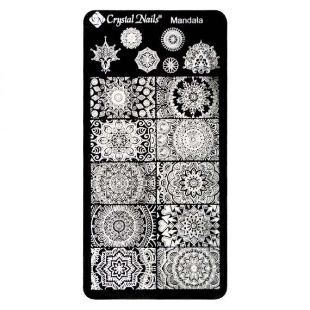 Crystal Nails Crystal Nails Stamping Plate Mandala Crystal Nails Crystal Nails Stamping Plate Mandala