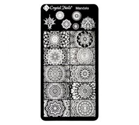 Crystal Nails Crystal Nails Stamping Plate Mandala Crystal Nails Crystal Nails Stamping Plate Mandala