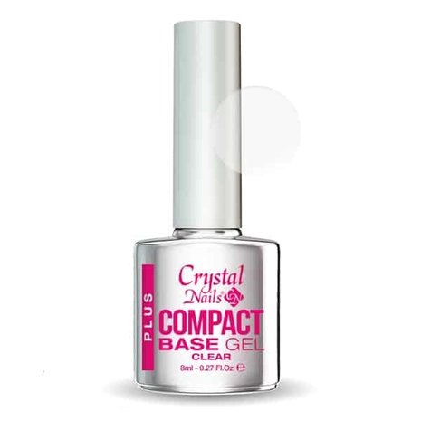 Crystal Nails Crystal Nails Compact Base Gel PLUS Clear 8 ml *niet leverbaar* Crystal Nails Crystal Nails Compact Base Gel PLUS Clear 8 ml *niet leverbaar*