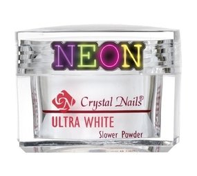 Crystal Nails Crystal Nails Acryl Slower Powder Neon White 28 gram Crystal Nails Crystal Nails Acryl Slower Powder Neon White 28 gram