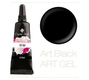 Crystal Nails Crystal Nails Art Gel (Paint  Gel) Black - TPO vrij *niet leverbaar* Crystal Nails Crystal Nails Art Gel (Paint  Gel) Black - TPO vrij *niet leverbaar*