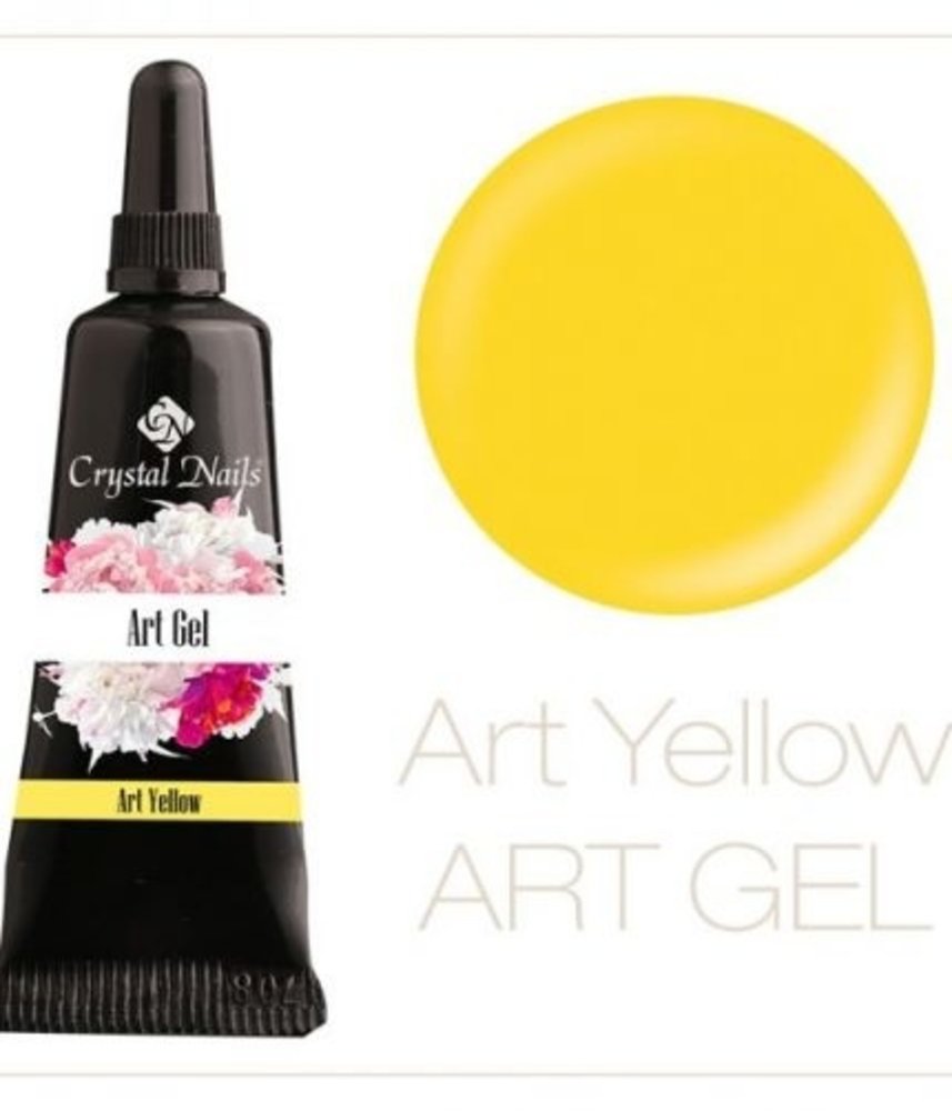 Crystal Nails Crystal Nails Art Gel (Paint Gel) Yellow - TPO vrij Crystal Nails Crystal Nails Art Gel (Paint Gel) Yellow - TPO vrij