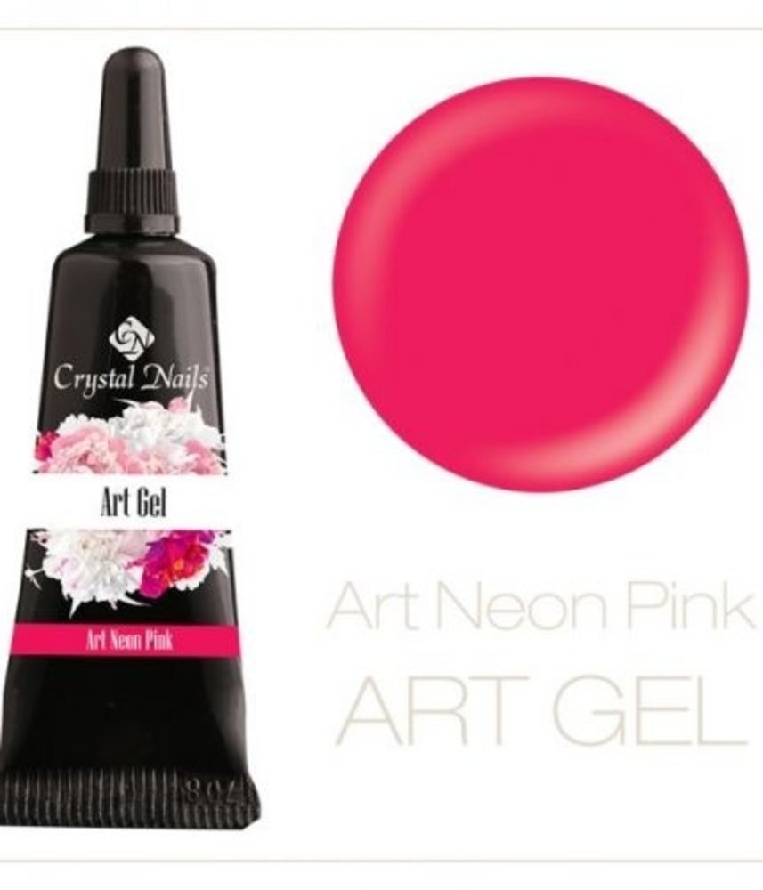 Crystal Nails Crystal Nails Art Gel (Paint  Gel) Neon Pink - TPO vrij Crystal Nails Crystal Nails Art Gel (Paint  Gel) Neon Pink - TPO vrij