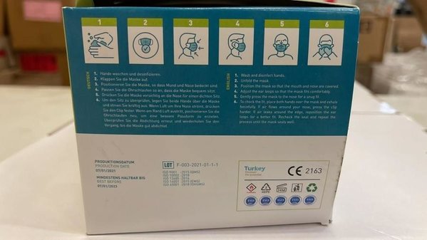 PBP FFP2 FAMEX Mondmaskers 20 stuks PBP FFP2 FAMEX Mondmaskers 20 stuks