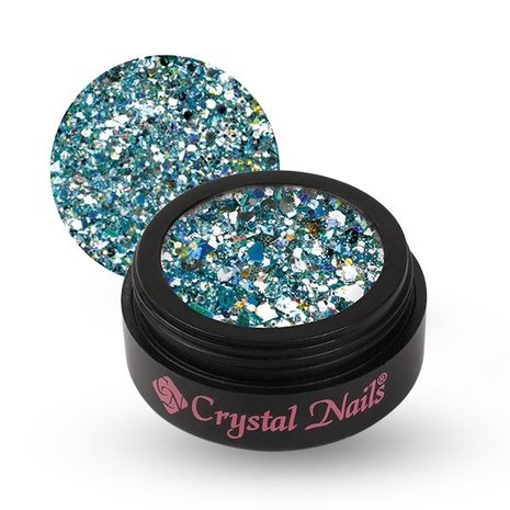 Crystal Nails Crystal Nails Fairy Glitter 03 Turquoise Crystal Nails Crystal Nails Fairy Glitter 03 Turquoise