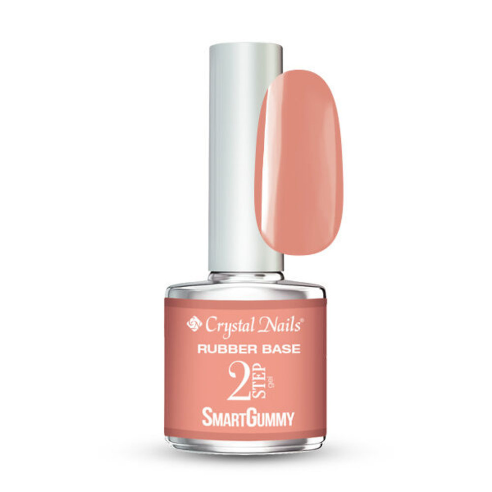 Crystal Nails Crystal Nails SmartGummy Rubber Base Gel Nr12 Cover Nude 8 ml  *niet leverbaar*