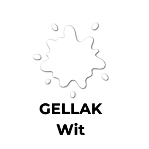Witte gellak