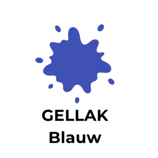 Gellak blauw