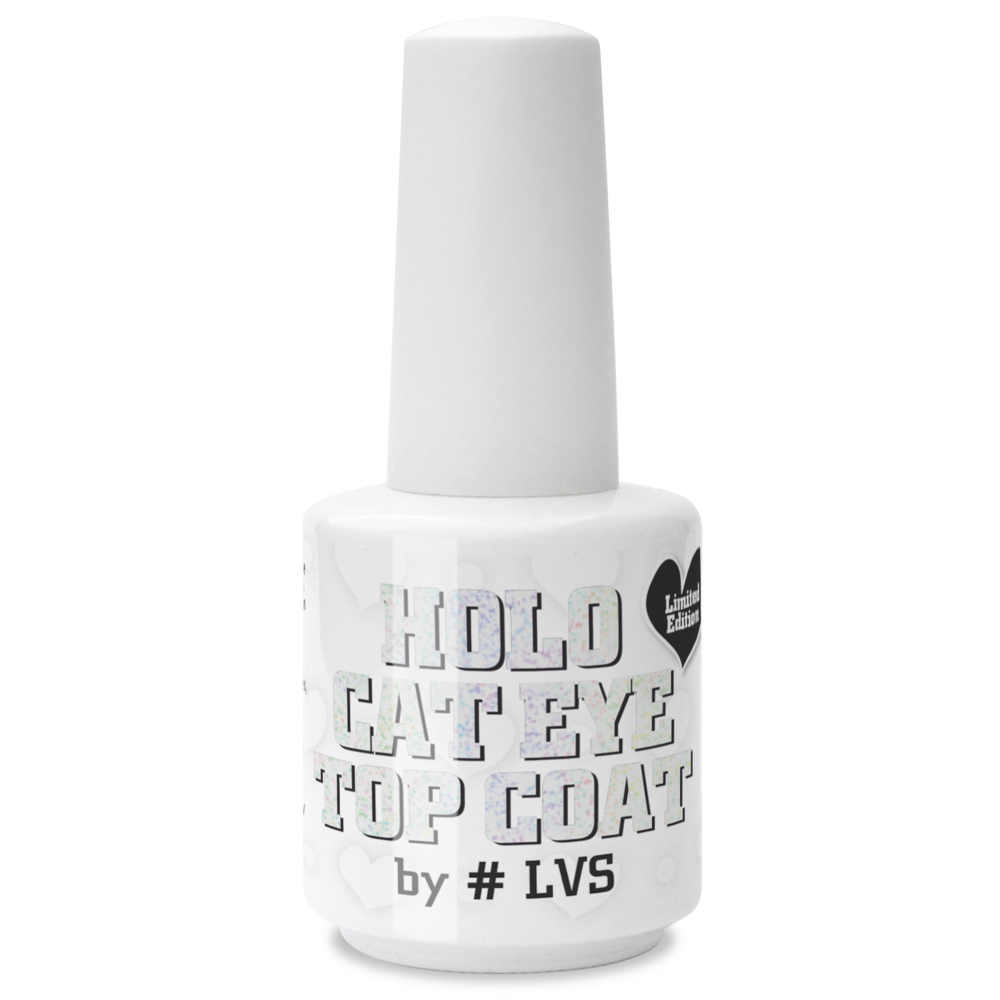 LoveNess Holo Cat Eye Top Coat by LVS 15 ml (Limited Edition
