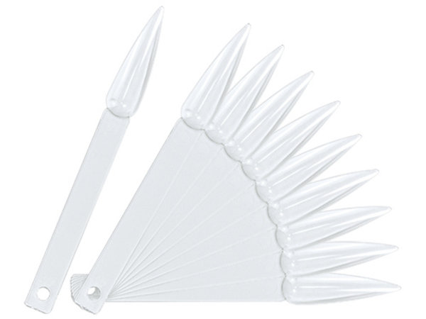 PBP PBP STILETTO Tips CLEAR voor kleuren waaier-ring (10 stuks) PBP PBP STILETTO Tips CLEAR voor kleuren waaier-ring (10 stuks)