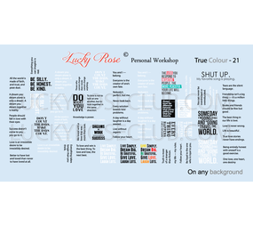 LoveNess Loveness Water Decal True Color 21 (LOTC21) LoveNess Loveness Water Decal True Color 21 (LOTC21)