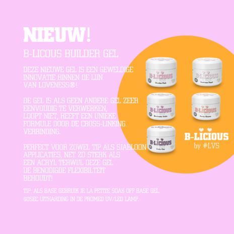 LoveNess LoveNess B-Licious Gel Bombastic Violin 15 ml TPO/HEMA vrij LoveNess LoveNess B-Licious Gel Bombastic Violin 15 ml TPO/HEMA vrij