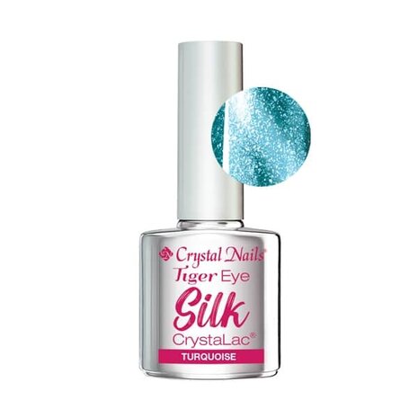 Crystal Nails Crystal Nails Crystalac Silk Tiger Eye Turquoise 4ml *niet leverbaar* Crystal Nails Crystal Nails Crystalac Silk Tiger Eye Turquoise 4ml *niet leverbaar*