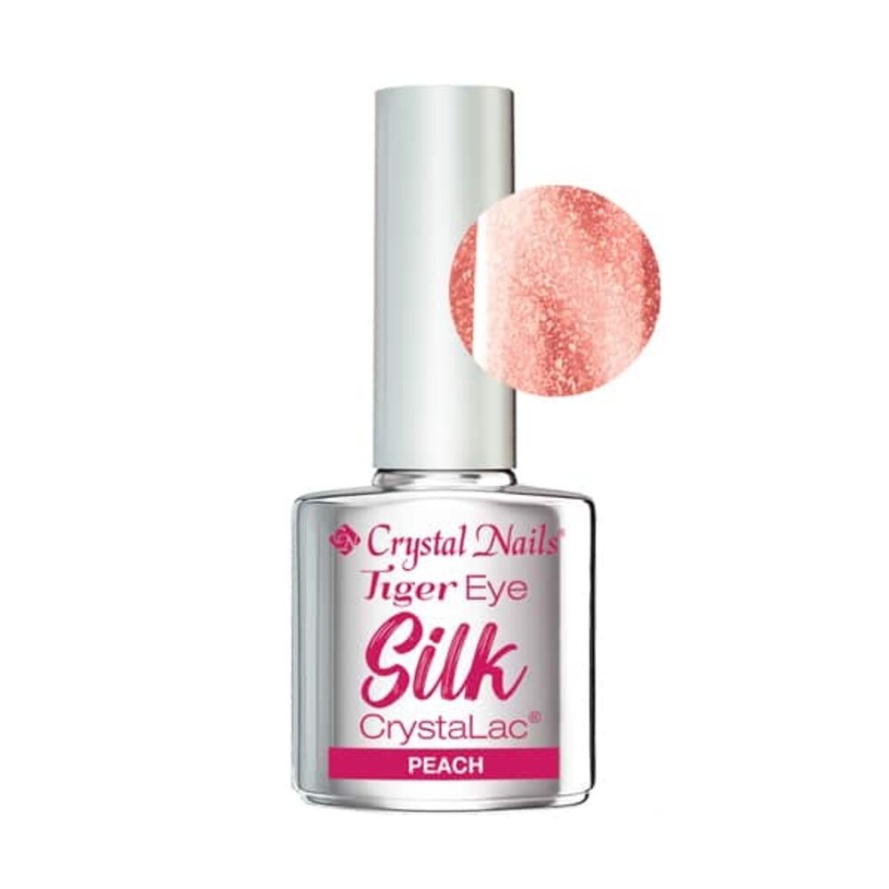 Crystal Nails Crystal Nails Crystalac Silk Tiger Eye Peach 4ml *niet leverbaar* Crystal Nails Crystal Nails Crystalac Silk Tiger Eye Peach 4ml *niet leverbaar*