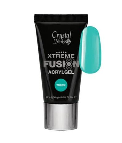Crystal Nails Crystal Nails Xtreme Fusion AcrylGel Turquoise 30 gr - TPO/HEMA vrij   *niet leverbaar* Crystal Nails Crystal Nails Xtreme Fusion AcrylGel Turquoise 30 gr - TPO/HEMA vrij   *niet leverbaar*