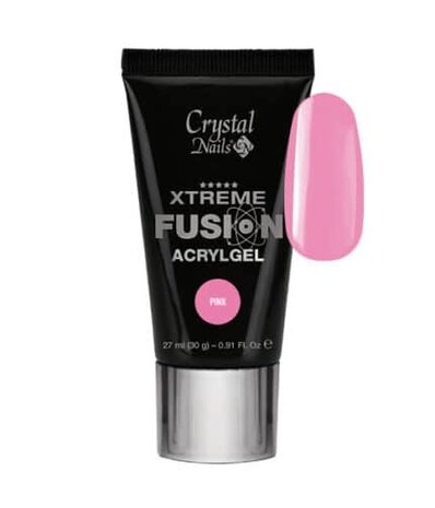 Crystal Nails Crystal Nails Xtreme Fusion AcrylGel Pink 30 gr - TPO/HEMA vrij   *niet leverbaar* Crystal Nails Crystal Nails Xtreme Fusion AcrylGel Pink 30 gr - TPO/HEMA vrij   *niet leverbaar*