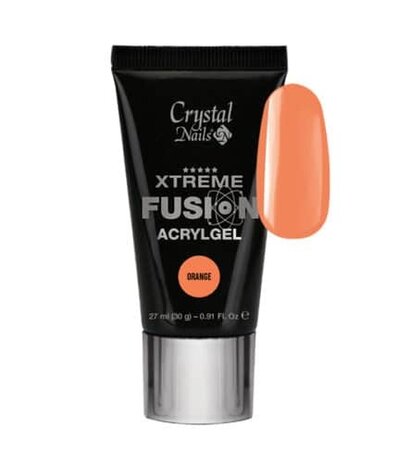 Crystal Nails Crystal Nails Xtreme Fusion AcrylGel Orange 30 gr -TPO/HEMA vrij Crystal Nails Crystal Nails Xtreme Fusion AcrylGel Orange 30 gr -TPO/HEMA vrij