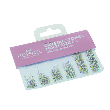 Florence Nails Florence Nails Crystal Stones Multi Size AB Florence Nails Florence Nails Crystal Stones Multi Size AB