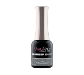 MarilyNails MarilyNails Rubberbase 12R Reflective Silver*niet leverbaar*