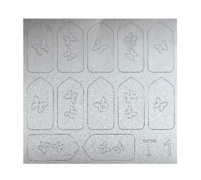 Crystal Nails Crystal Nails Ombre Stick Template 1