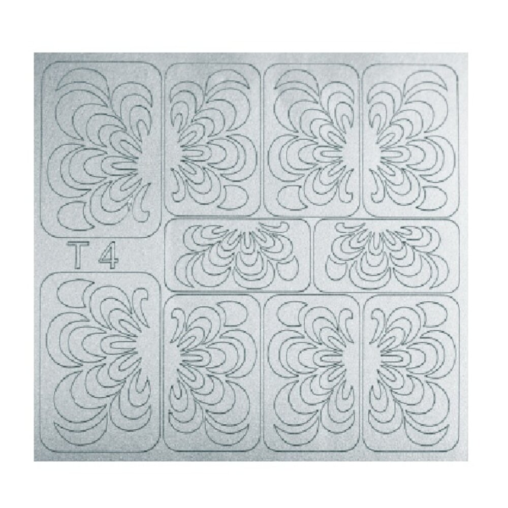 Crystal Nails Crystal Nails Ombre Stick Template 4 Crystal Nails Crystal Nails Ombre Stick Template 4