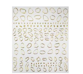 Florence Nails Florence Nails Nail Art Sticker Golden Art Florence Nails Florence Nails Nail Art Sticker Golden Art