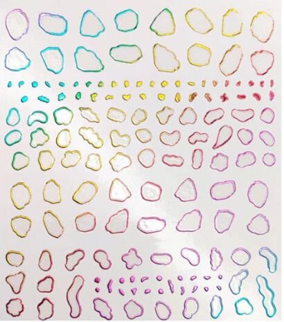 Florence Nails Florence Nails Nail Art Sticker Rainbow Art Florence Nails Florence Nails Nail Art Sticker Rainbow Art