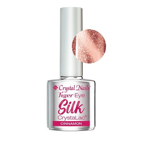 Crystal Nails Crystal Nails Crystalac Silk Tiger Eye # Cinnamon 4 ml *niet leverbaar* Crystal Nails Crystal Nails Crystalac Silk Tiger Eye # Cinnamon 4 ml *niet leverbaar*