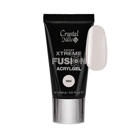 Crystal Nails Crystal Nails Xtreme Fusion Acrylgel Greige 30 ml - TPO/HEMA vrij Crystal Nails Crystal Nails Xtreme Fusion Acrylgel Greige 30 ml - TPO/HEMA vrij