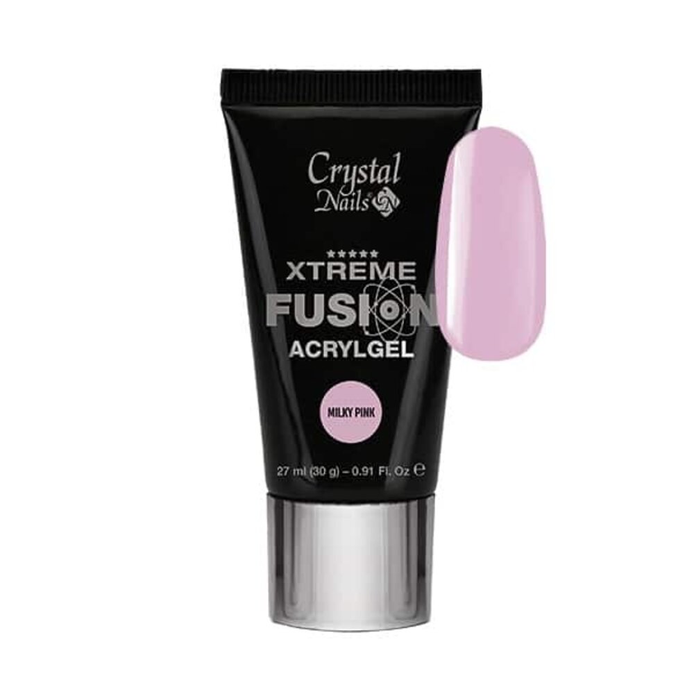 Crystal Nails Crystal Nails Xtreme Fusion Acrylgel Milky Pink 30 ml - TPO/HEMA vrij *niet leverbaar* Crystal Nails Crystal Nails Xtreme Fusion Acrylgel Milky Pink 30 ml - TPO/HEMA vrij *niet leverbaar*