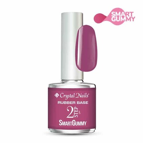 Crystal Nails Crystal Nails SmartGummy Rubber Base Gel Nr 38 Rose Violet 8 ml *niet leverbaar* Crystal Nails Crystal Nails SmartGummy Rubber Base Gel Nr 38 Rose Violet 8 ml *niet leverbaar*