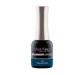 MarilyNails MarilyNails Rubberbase 17 Peacock Blue 7ml  *niet leverbaar* MarilyNails MarilyNails Rubberbase 17 Peacock Blue 7ml  *niet leverbaar*