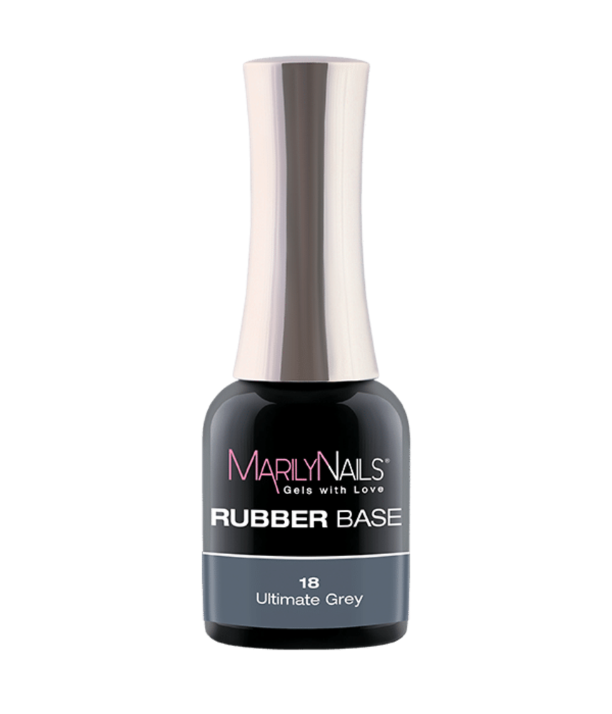 MarilyNails MarilyNails Rubberbase 18 Ultimate Grey 7ml *niet leverbaar* MarilyNails MarilyNails Rubberbase 18 Ultimate Grey 7ml *niet leverbaar*