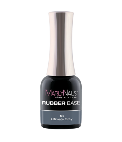 MarilyNails MarilyNails Rubberbase 18 Ultimate Grey 7ml *niet leverbaar* MarilyNails MarilyNails Rubberbase 18 Ultimate Grey 7ml *niet leverbaar*
