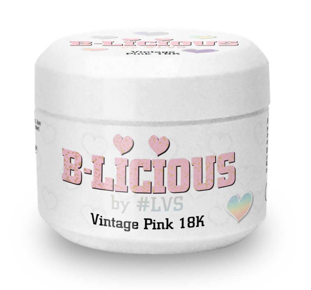 LoveNess LoveNess B-Licious Vintage Pink 18K 15 ml TPO/HEMA vrij LoveNess LoveNess B-Licious Vintage Pink 18K 15 ml TPO/HEMA vrij
