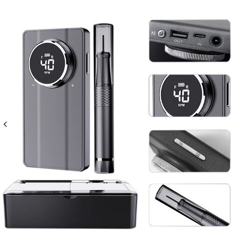 Florence Nails Florence Nails Draadloze Elektrische Nagelfrees | Wireless Naildrill Machine Florence Nails Florence Nails Draadloze Elektrische Nagelfrees | Wireless Naildrill Machine