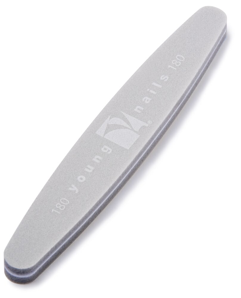 Young Nails Young Nails Grey Sponge Buffer 180/180 Young Nails Young Nails Grey Sponge Buffer 180/180