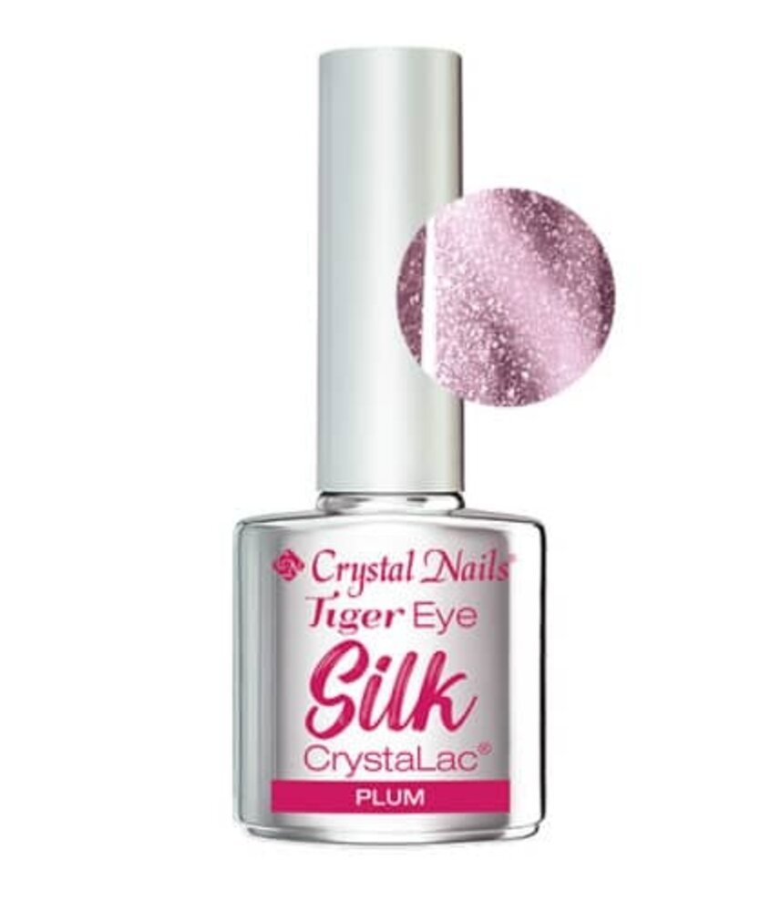 Crystal Nails Crystal Nails Crystalac Silk Tiger Eye # Plum 4 ml *niet leverbaar* Crystal Nails Crystal Nails Crystalac Silk Tiger Eye # Plum 4 ml *niet leverbaar*