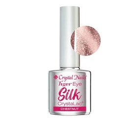 Crystal Nails Crystal Nails Crystalac Silk Tiger Eye # Chestnut 4 ml - TPO vrij