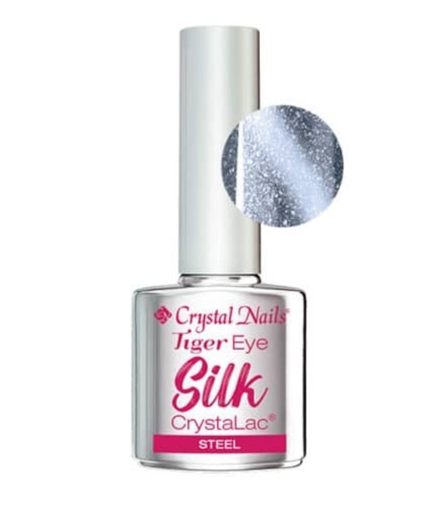 Crystal Nails Crystal Nails Crystalac Silk Tiger Eye # Steel 4 ml *niet leverbaar* Crystal Nails Crystal Nails Crystalac Silk Tiger Eye # Steel 4 ml *niet leverbaar*