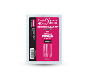 Crystal Nails Crystal Nails Xtreme Fusion AcrylGel Universal Reverse Tips Square Nr. 4  (120 pcs) Crystal Nails Crystal Nails Xtreme Fusion AcrylGel Universal Reverse Tips Square Nr. 4  (120 pcs)