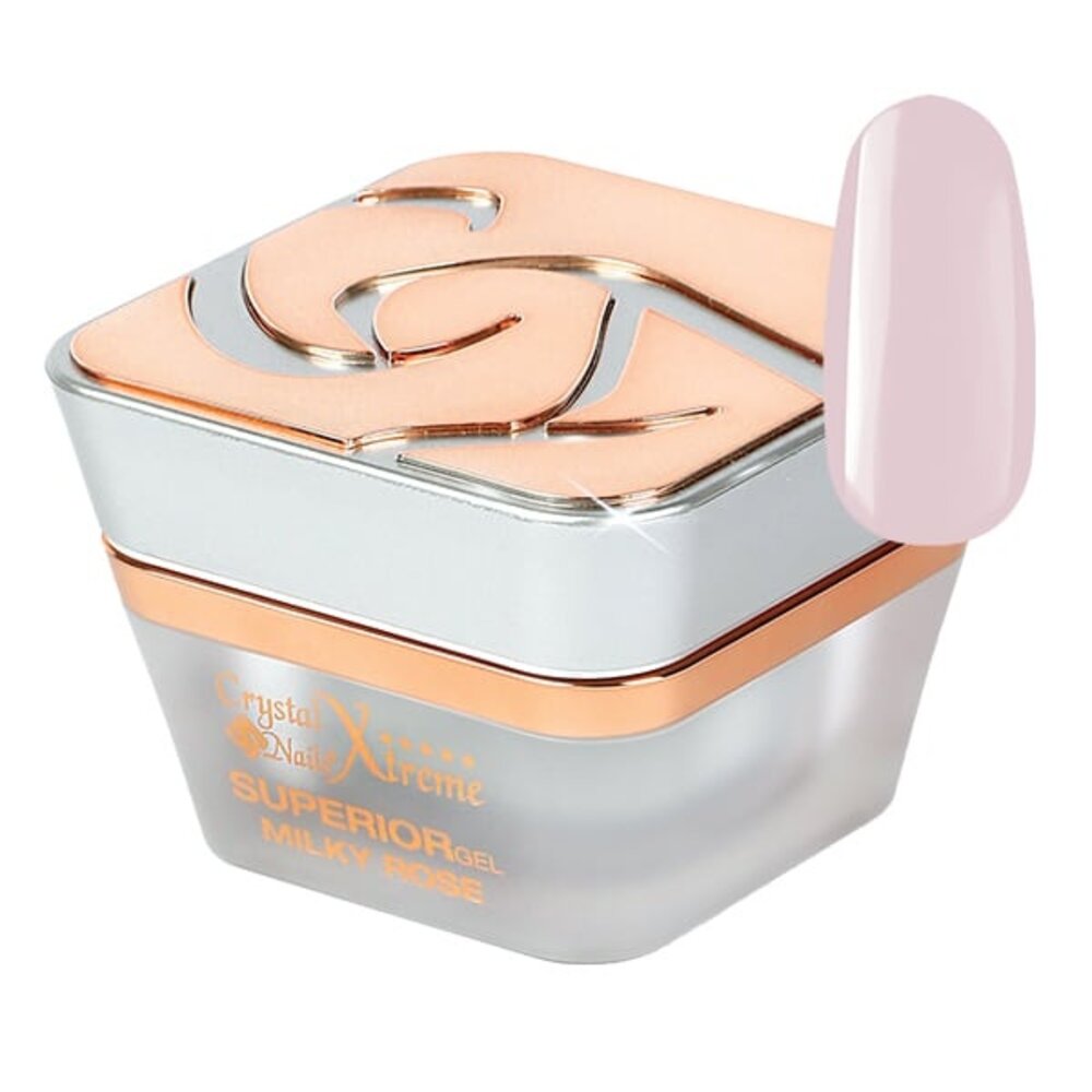 Crystal Nails Crystal Nails Xtreme Superior Gel Milky Rose 50 ml TPO/HEMA vrij Crystal Nails Crystal Nails Xtreme Superior Gel Milky Rose 50 ml TPO/HEMA vrij