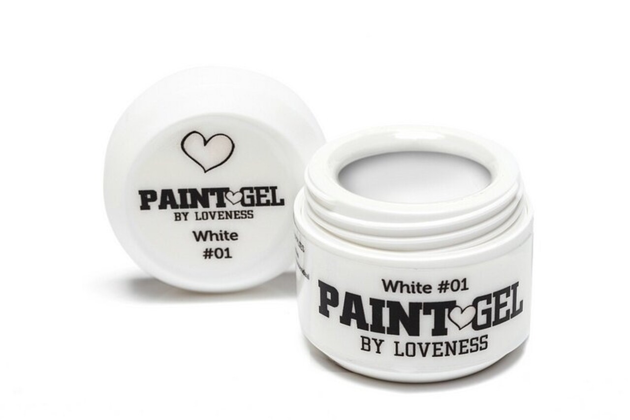 LoveNess LoveNess Paint Gel #01 White 5 gr TPO/HEMA vrij LoveNess LoveNess Paint Gel #01 White 5 gr TPO/HEMA vrij