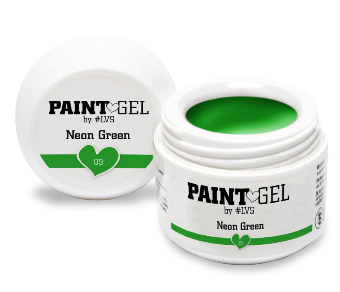 LoveNess LoveNess Paint Gel #09 Neon Green 5 gr TPO/HEMA vrij LoveNess LoveNess Paint Gel #09 Neon Green 5 gr TPO/HEMA vrij